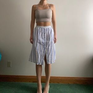 Skies are Blue Midi Skirt